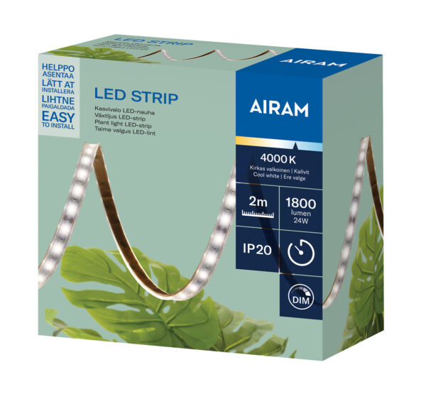 AIRAM Växtbelysning led strip 2m